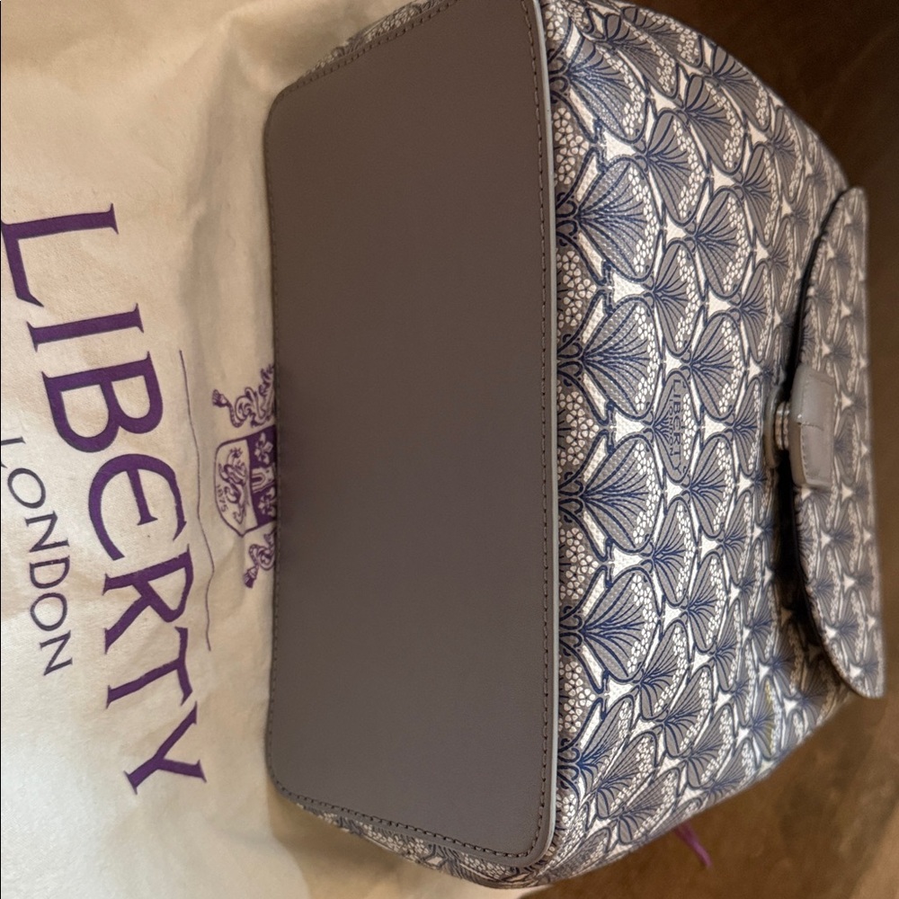 Liberty London Grey Blue Iphis backpack Women's - Picture 6 of 6